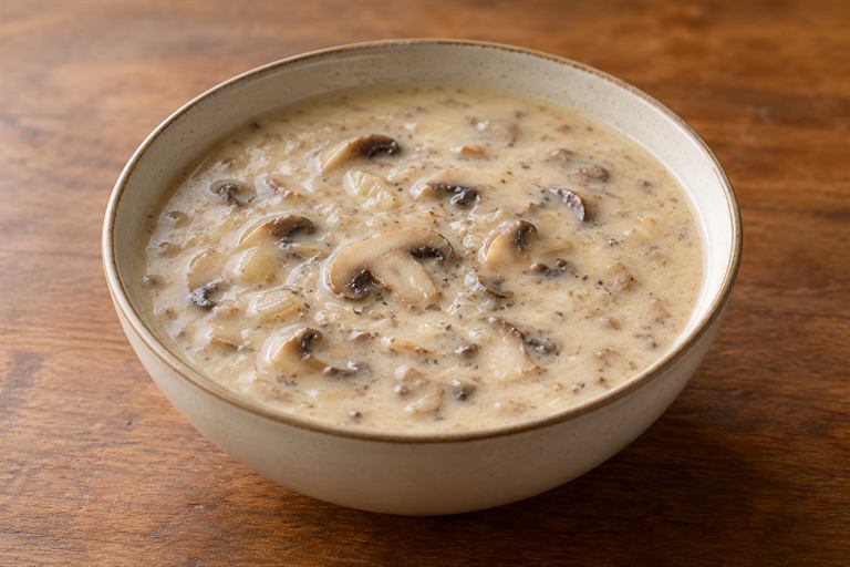 شوربة فطر بالكريمة