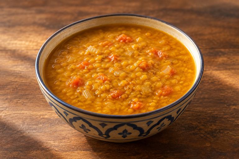 شوربة عدس خليجية
