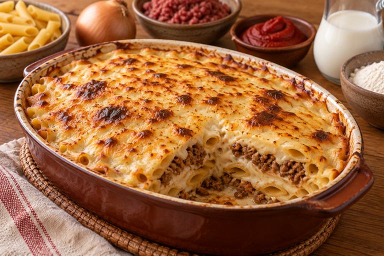 مكرونة بالبشاميل