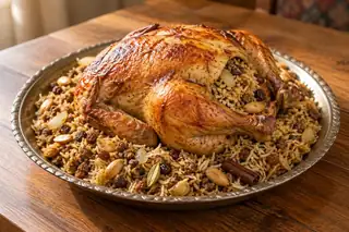 Iraqi Stuffed Chicken