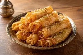Darabeel (Crisp Cardamom Rolls)