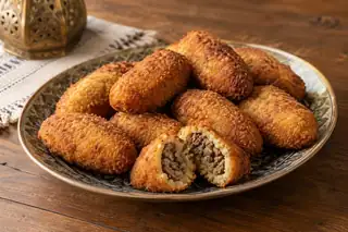 Hijazi Kibbeh (Potato Kibbeh Fingers)