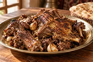 Saudi Lamb Madhbi (Hot-Stone Grilled)