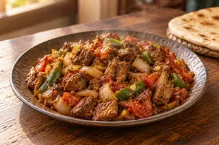 Maqalqal (Saudi Stir-Fried Lamb)