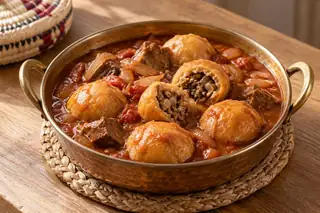 Qabbout (Kuwaiti Stuffed Dumplings in Stew)