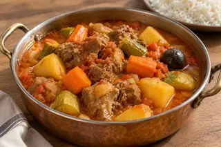 Meat Saloona (Gulf Meat & Vegetable Stew)