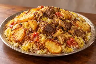 Hijazi Zurbian (Lamb & Saffron Rice)
