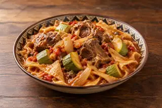 Margoog (Najdi Dough & Vegetable Stew)