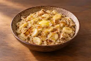 Masoub (Banana Bread Mash with Ghee & Honey)