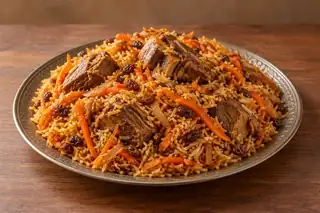 Rice Bukhari (Hijazi Spiced Rice with Lamb)
