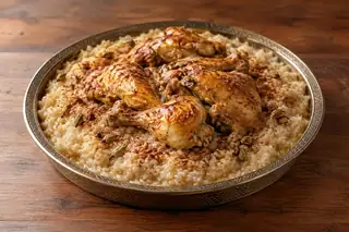 Arsiya (Rice & Chicken Porridge with Ghee)