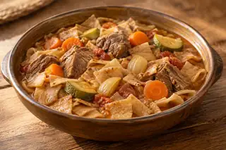 Marasee (Wheat Bread in Vegetable Broth)