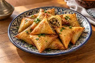 Briouat Kefta (Moroccan Meat Triangles)