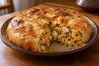 Seafood Pastilla