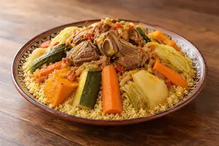 Couscous with Meat & Seven Vegetables