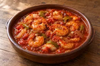 Shrimp in Spicy Tomato Sauce