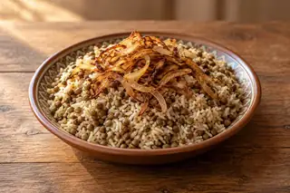 Mujaddara (Lentils & Rice)
