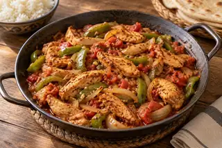 طاسة فراخ بالخضار