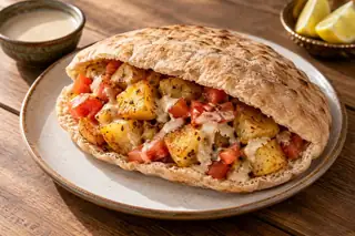 Egyptian Potato Sandwich