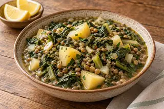 Adas bi Hamod (Lemony Lentil Soup)