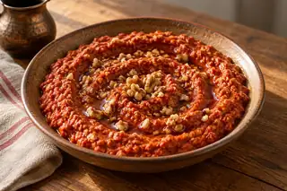 Muhammara (Red Pepper & Walnut Dip)