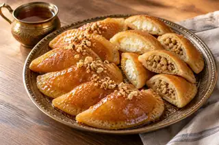 Qatayef (Levantine Stuffed Pancakes)