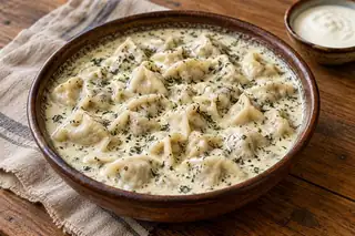 Shish Barak (Dumplings in Yogurt Sauce)