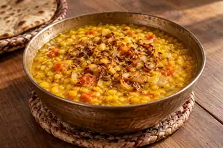 Adeni Dal (Yellow Lentils with Tempered Ghee)